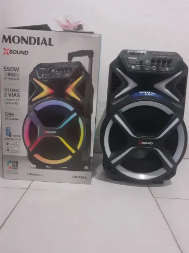 VENDO CAIXA DE SOM MONDIAL X-SOUND CM-550-L - 550W RMS