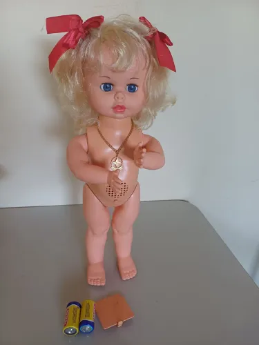 Boneca Antiga Bate Palminha Estrela