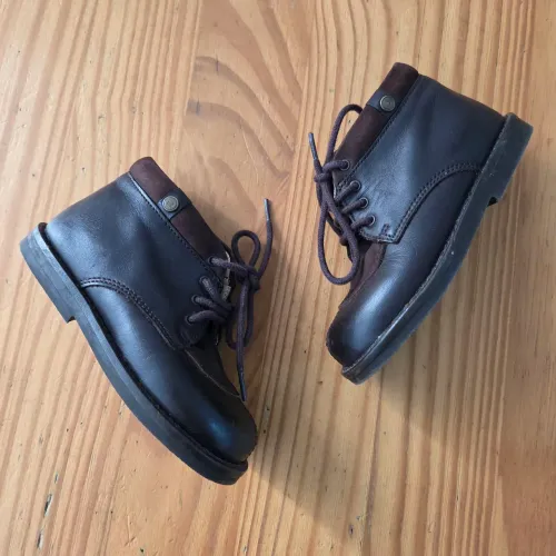 bota de couro legitimo jacadi paris marrom 22