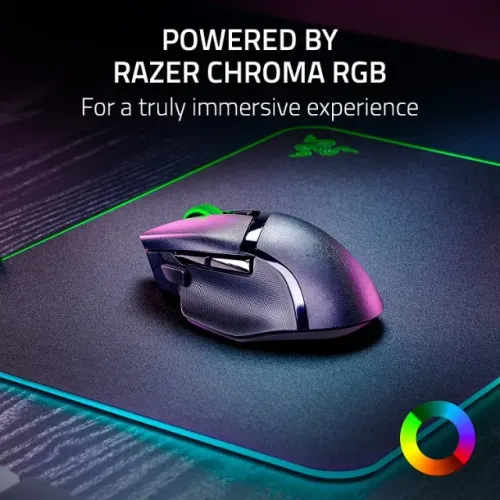 Mouse Razer Basilisk V3 X Hyperspeed Preto Sem Fio