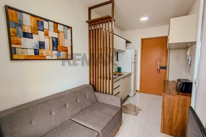 APARTAMENTO COM UM QUARTO MOBILIADO PARA LOCAÇÃO  SMART CONVENÇÕES