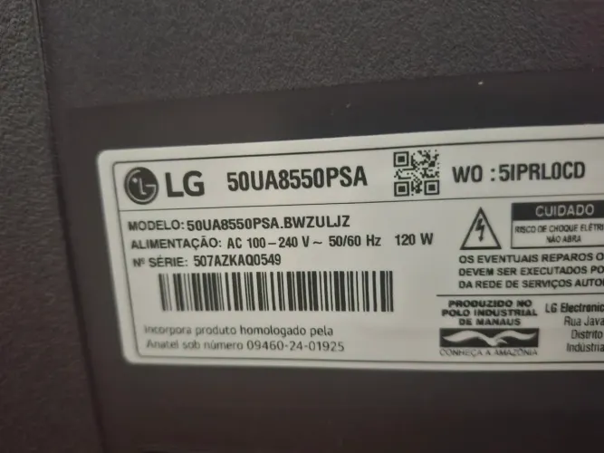 Tv LG tela quebrada