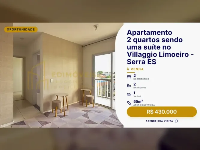 Viva com qualidade: Apartamento em condomínio no Jardim Limoeiro