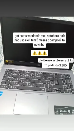 Notebook acer gamer 16GB