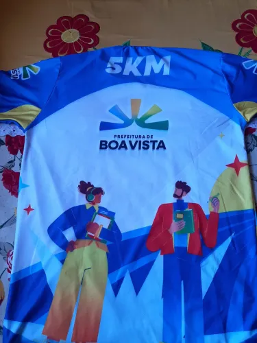 Kit para corrida dos professores 5km camiseta tam G,número do peito e chip,faço entrega