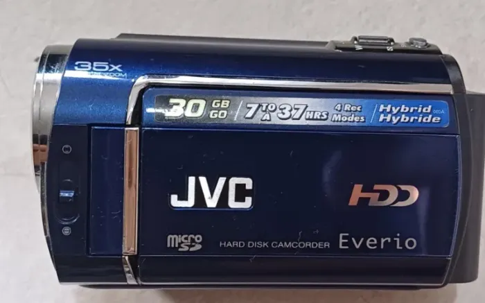 Filmadora JVC Everio 40 gb de memoria micro sd GZMG 330 AU NOVINHA 10 HDD