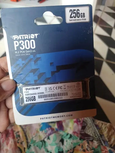 SSD Patriot P300 256GB M.2 NVMe ? NOVO