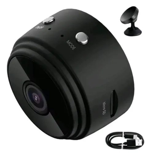 Câmera Espiã C/gravador Noturno Sensor Wifi A9 Preto (NOVO)