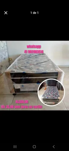 Cama box solteiro conjugado novo # 10x sem juros