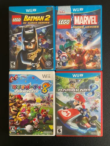 Jogos originais p/ Nintendo Wii e Nintendo Wii U
