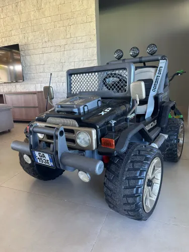 Mini Carro Elétrico Peg-pérego Gaucho Xp Preto 24v