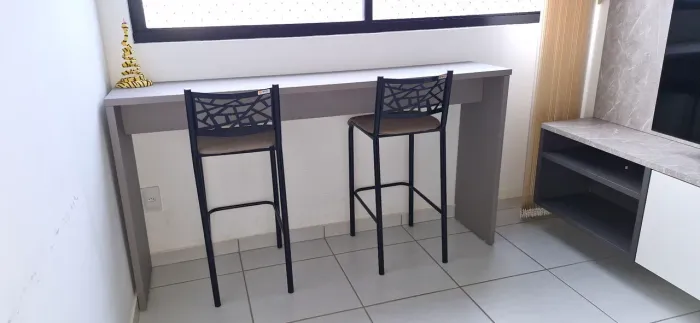 Bancada cinza em 1,73× 0,90 0,36