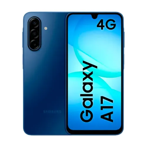 Samsung A17 4G 256 Gigas Azul e preto R$1.199,00 A VISTA ou 12x de 120,24