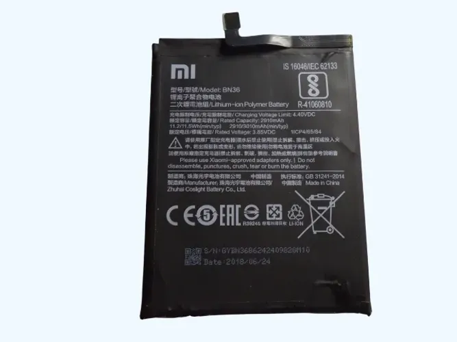 bateria original mod bn36 xiaomi mi a2