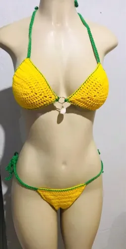 Biquíni crochê do Brasil