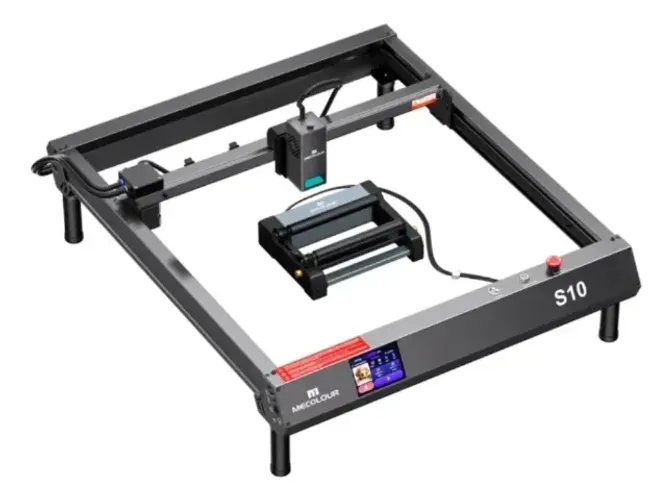 Gravadora Laser Mecolour S10 10w Suporte Cilíndrico E Corte