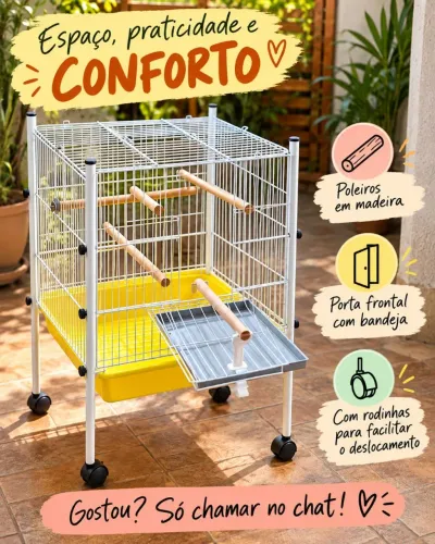 Gaiola para Calopsita