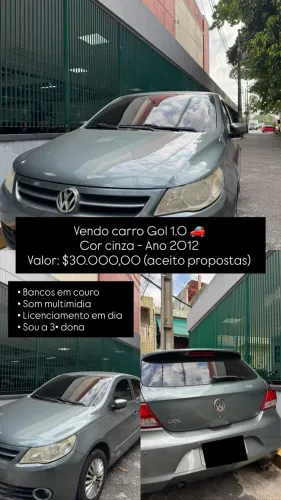 Volkswagen Gol Geração IV Trend 1.0 8V MI Total Flex Mec. 2P 2012