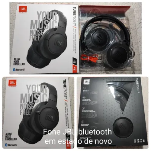 JBL Tune 750BTnc em excelente estado