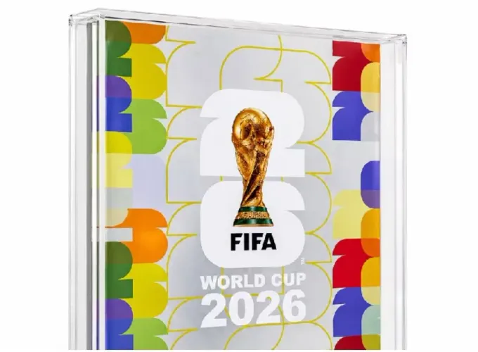 Caixa Acrílico Álbum Copa 2026