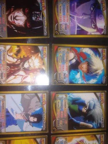 CARTAS NARUTO ORIGINAIS
