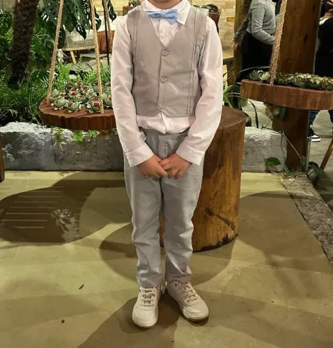 Roupa de festa social infantil 