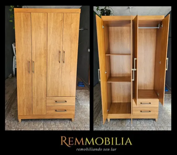 GUARDA ROUPA NOVO ENTREGAMOS MONTADO