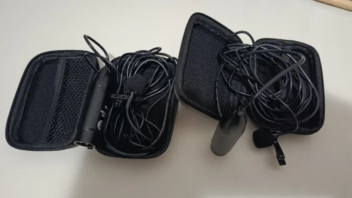 2 microfones lapelas Phantom 