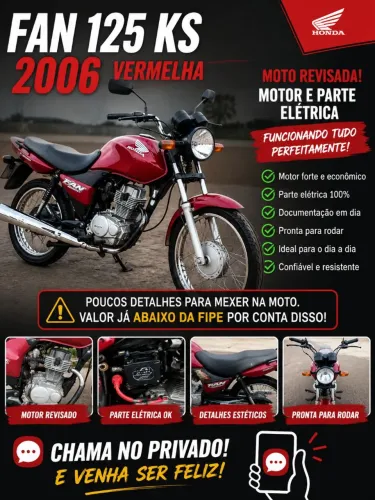 Vendo Fan 125 KS 2006