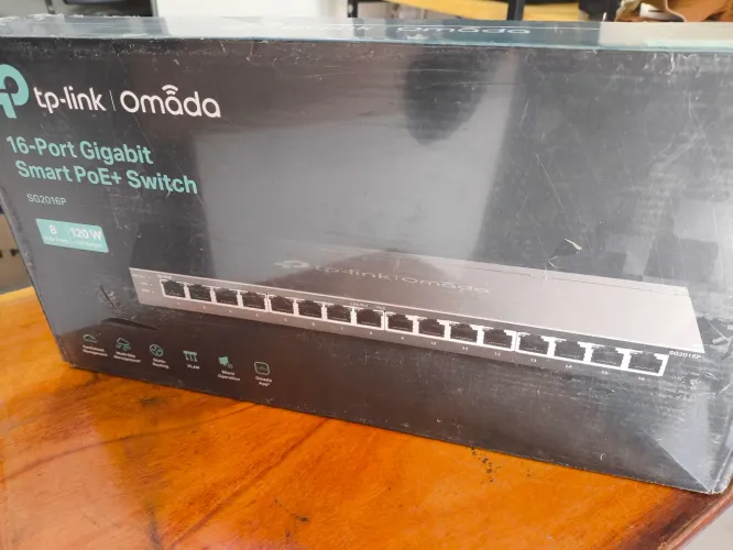 Switch TPlink PoE 16 portas giga