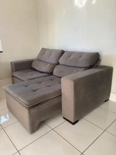 Sofá retrátil 2 lugares 