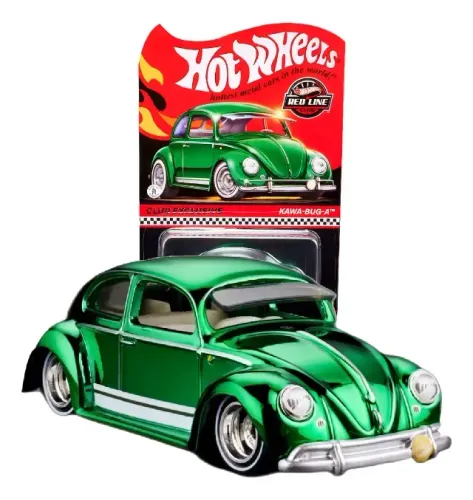 Hot Wheels Volkswagen Fusca Kawa Bug A Rlc Verde 2024 Cor Verde-escuro