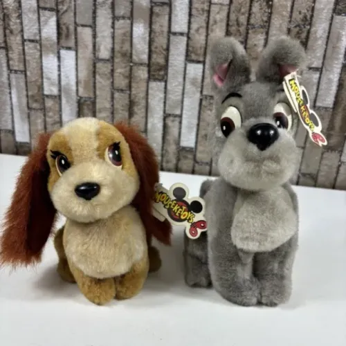 Pelúcia Vintage Disney Anos 90 A Dama E O Vagabundo Original Mouseketoys
