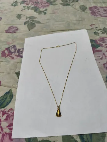 Vendo colar de ouro 18k com pingente de nossa senhora Aparecida 