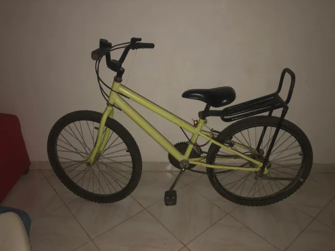 Bicicleta aro 24 com garupa e freio 
