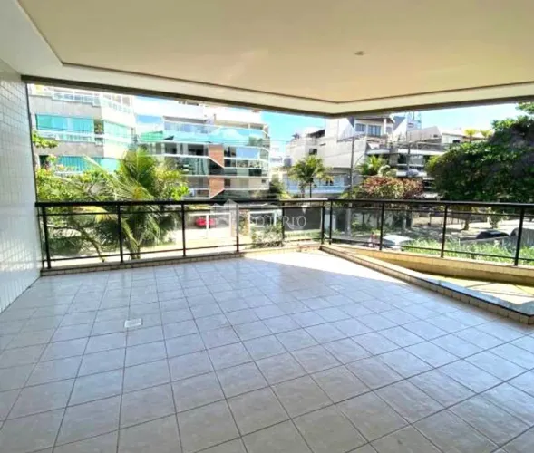 Alugo apartamento Recreio, 110m²,varandão, 2 vgs, frente, 3 quartos(1reversivel).