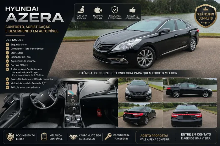 Hyundai Azera 3.0 V6 24V 4P Aut. 2016