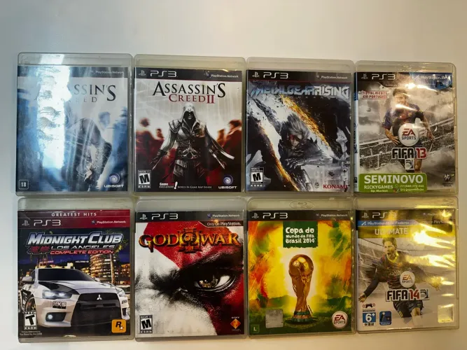 Coleção de 8 jogos - Ps3