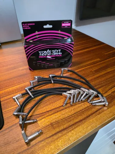 Cabos pedais Ernie Ball Flat Ribbon