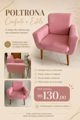 Poltrona rosa