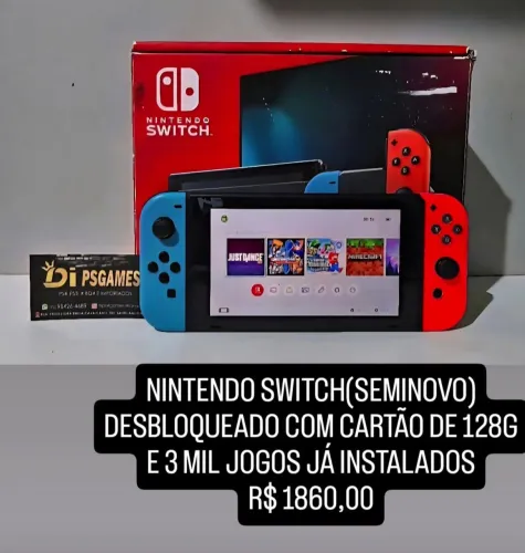 Nintendo Switch Desbloqueado
