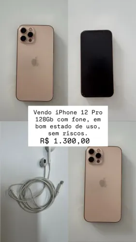 iPhone 12 Pro em ótimo estado sem riscos