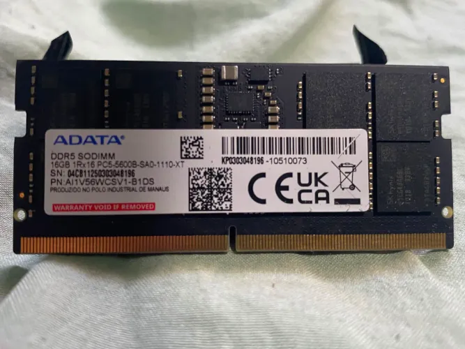 Memória RAM 16GB DDR5