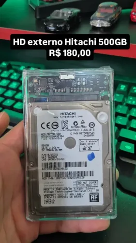 HD Externo Hitachi 500GB