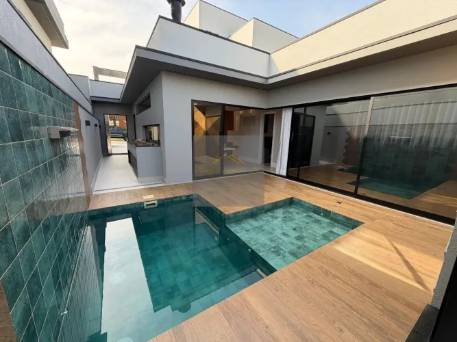 Luxuosa Casa em Condomínio à Venda em Indaiatuba-SP, Residencial Duas Marias - 3 quartos,