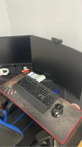 Pc gamer setup completo mesa e cadeira gamer