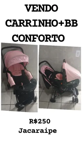 Vendo carrinho com bebe conforto