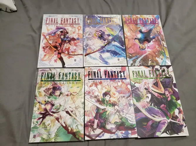 Mangás - Final fantasy + Elden ring e Dark souls 