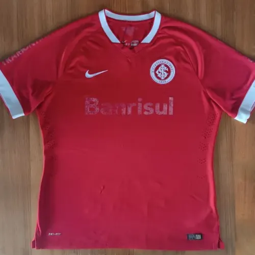 camisa original 2014 nike internacional vermelha modelo jogador tamanho gg xl