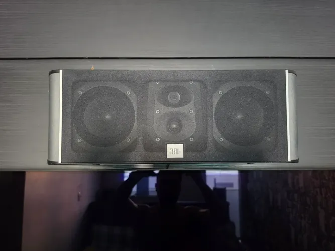 Caixa acústica central JBL ES25C home theater Hi-Fi.